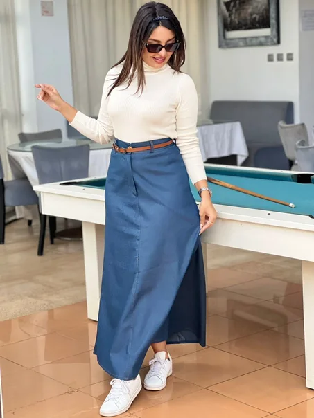 Ensemble jean avec Jupe