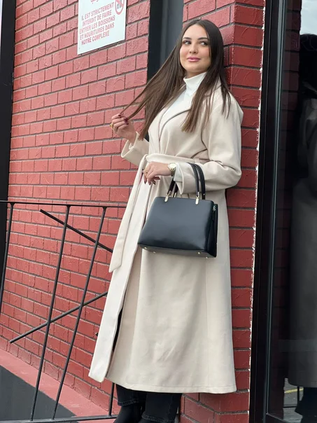 Manteau cachemire Long