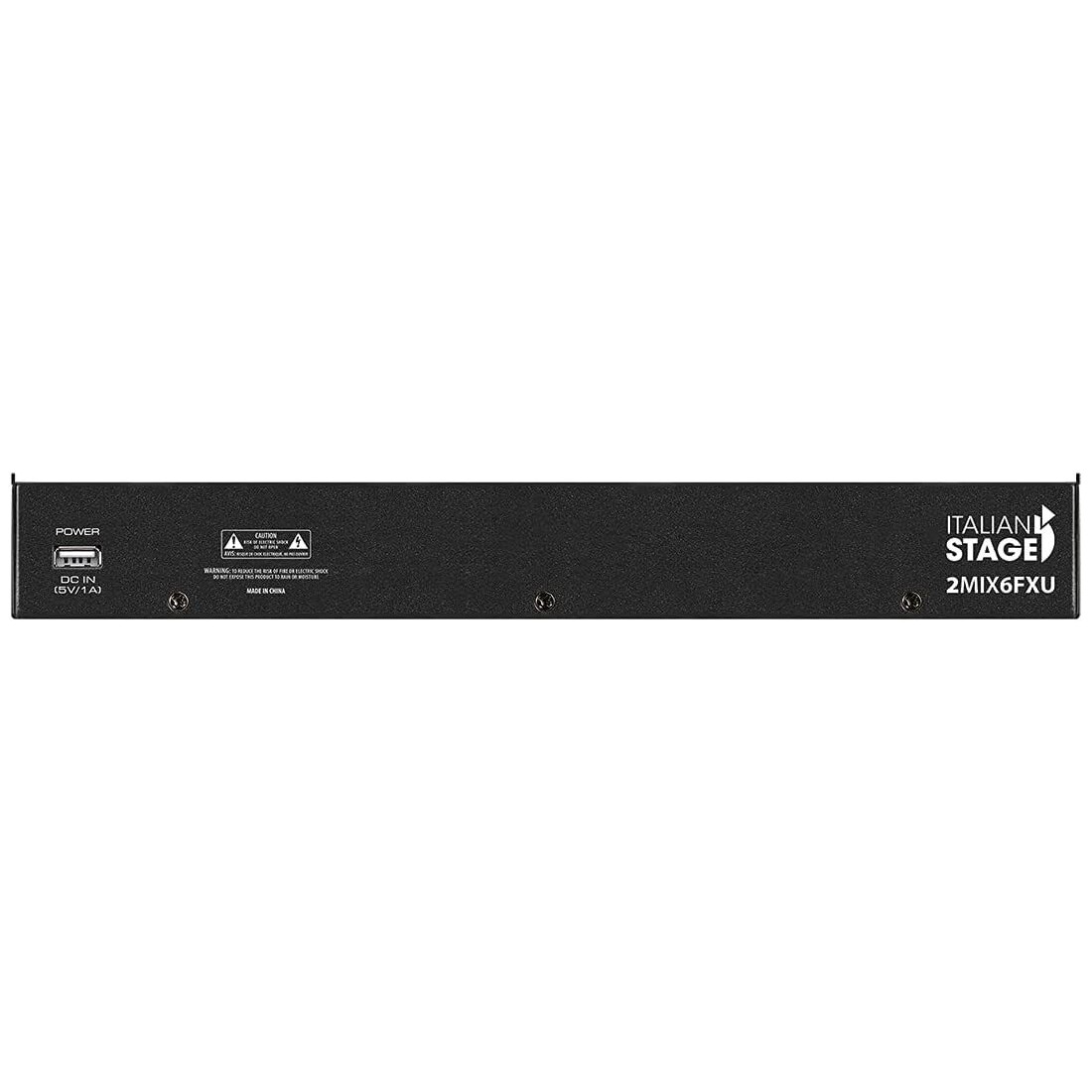 ITALIAN STAGE IS 2MIX6FXU Mixer Audio Compatto 8 Canali Usb Bluetooth Effetti