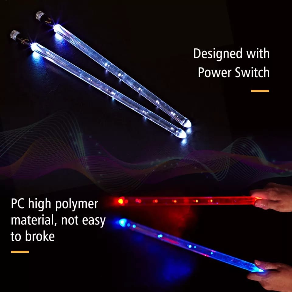 Baguettes de batterie lumineuses DS01