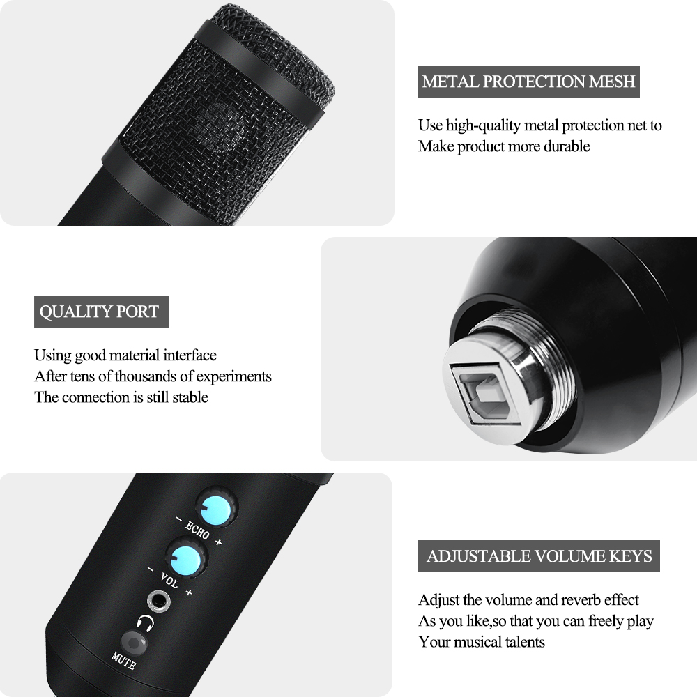 USB Condenser Microphone AIERSI