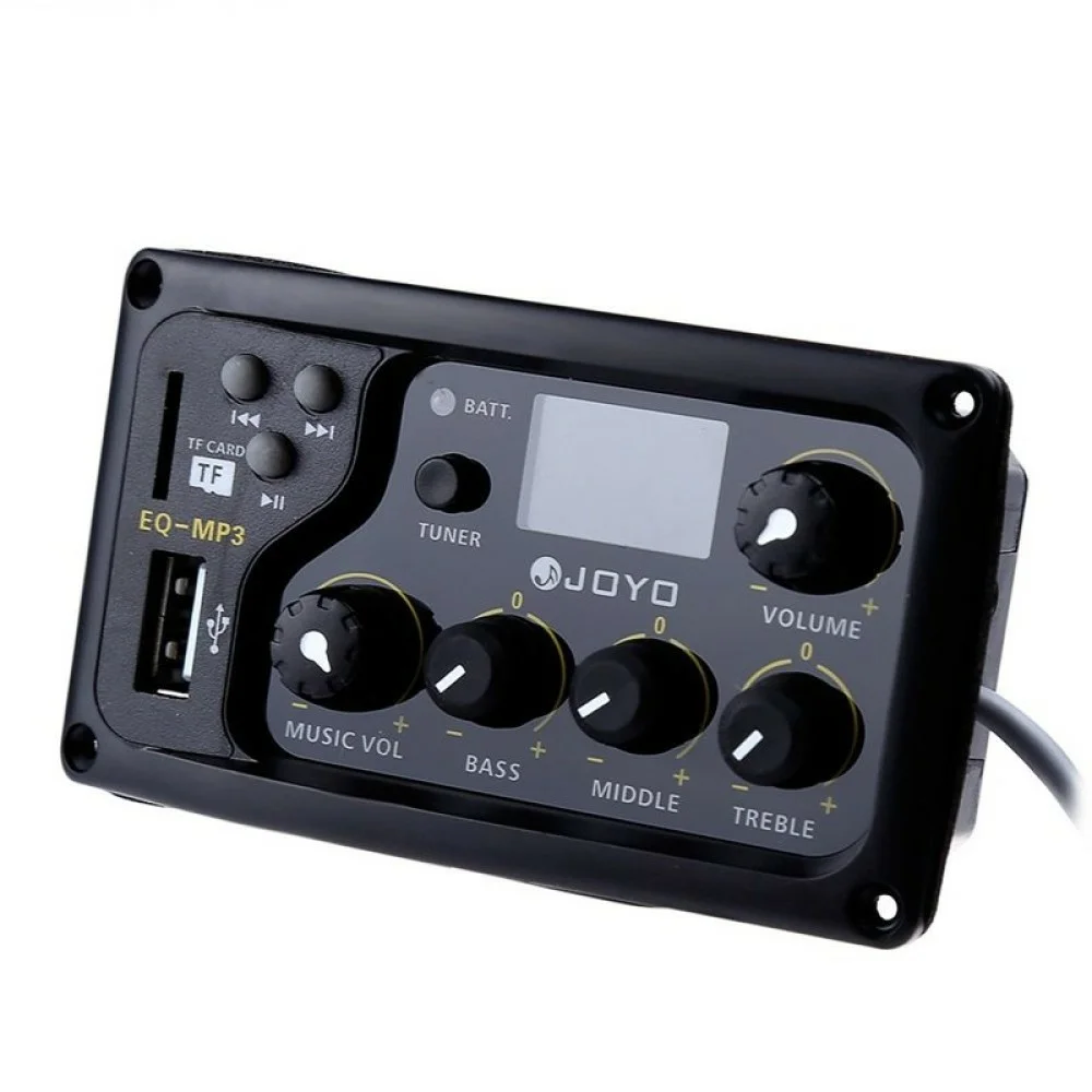 JOYO Eq - Mp3 Lcd Digital 3 Band Eq USB Pickup Préampli avec Tuner
