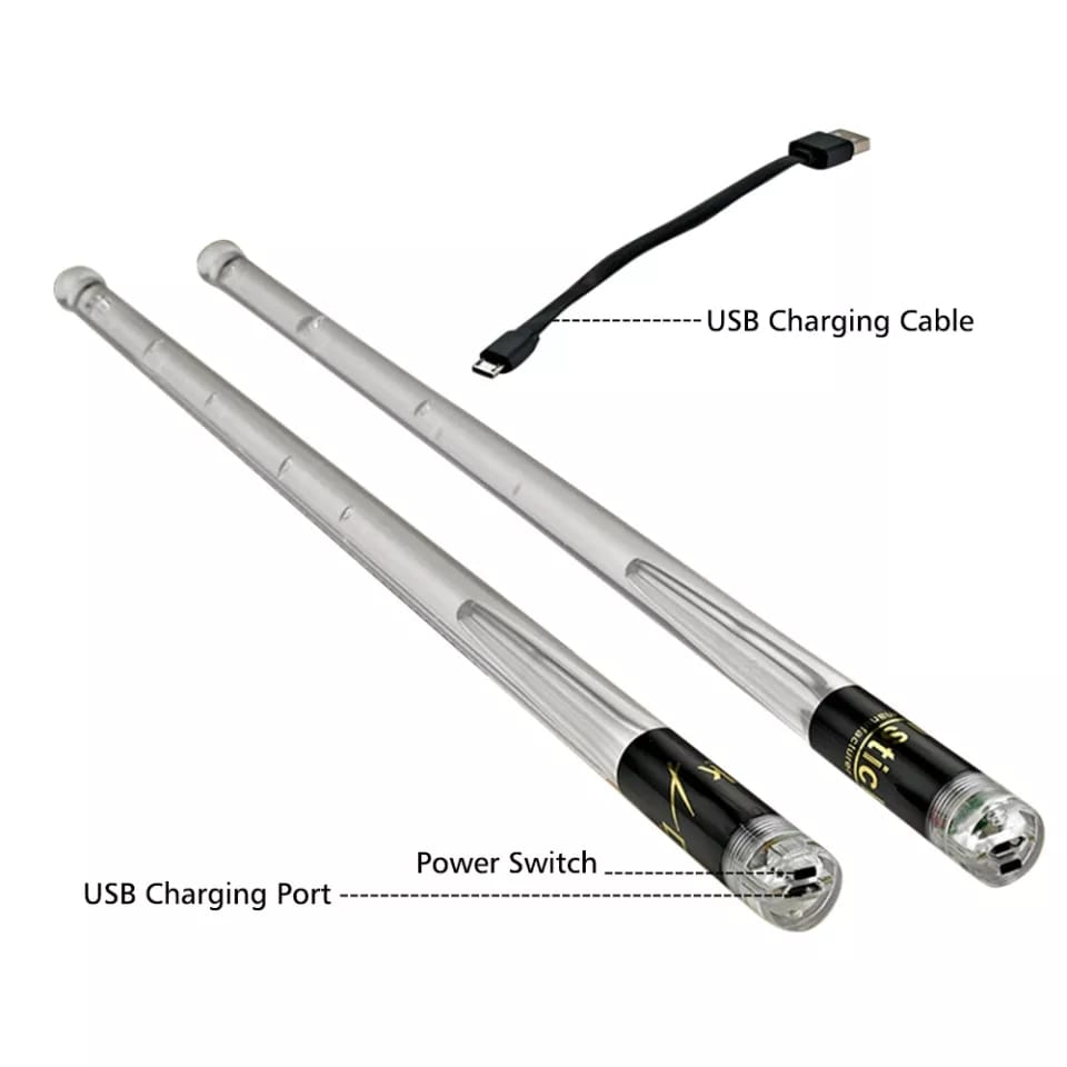 Baguettes de batterie lumineuses DS01