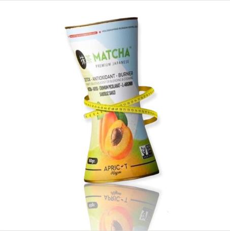 شاي الماتشا الياباني بنكهة المشمش  (Matcha tea apricot )