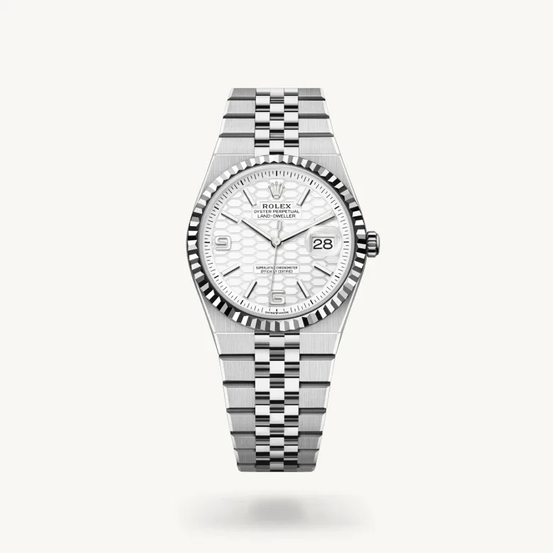 Rolex Land-Dweller blanc glacier