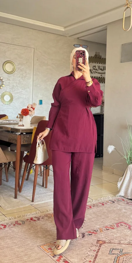 Ensemble Semta 2 Pièces En Tissu Tencel