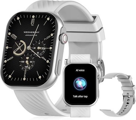 ساعة ذكية للرجال مكالمات بلوتوث 2.12 انش لياقة بدنية IP68