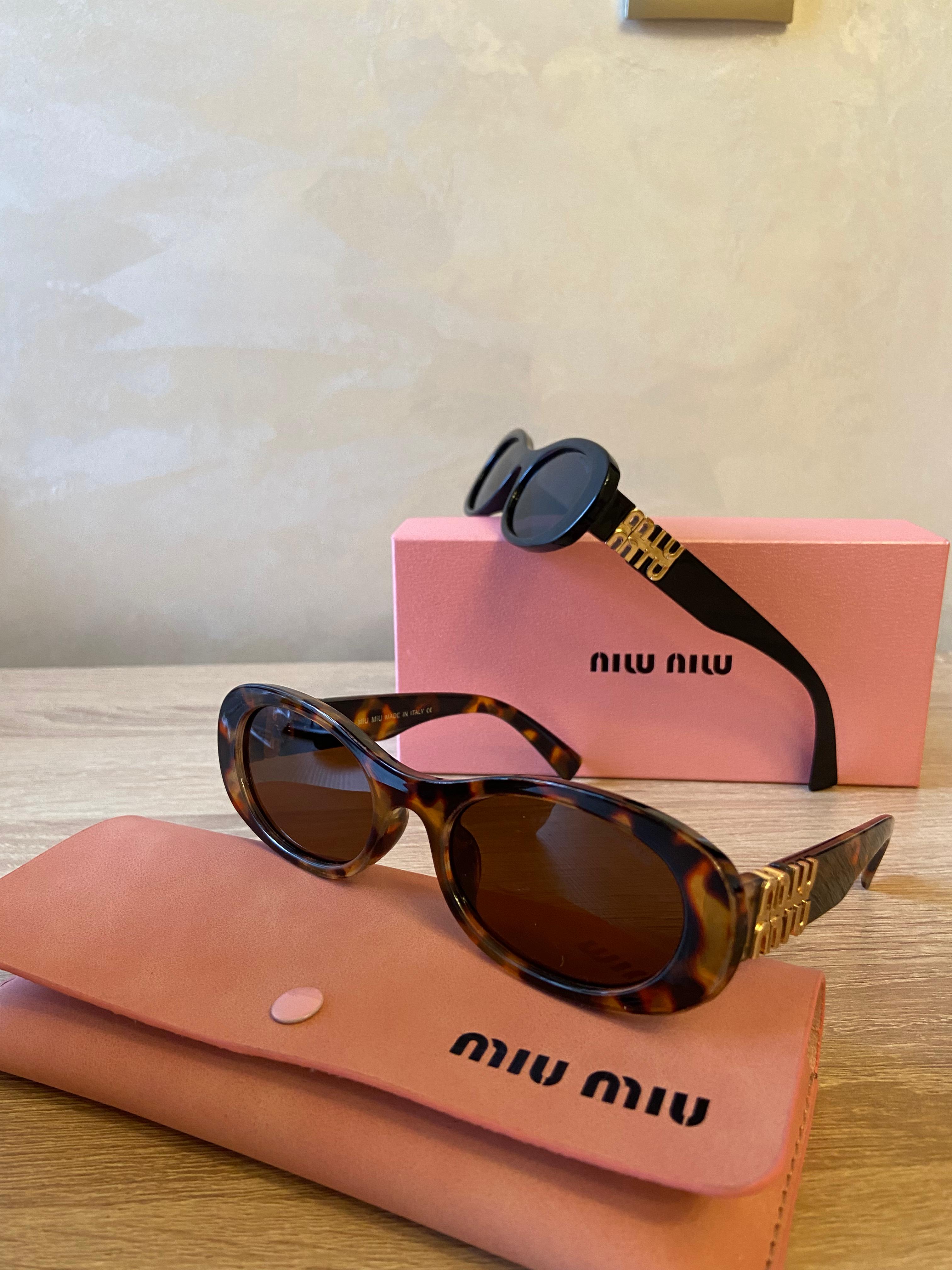 lunette miu miu marron