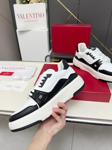 Baskets Skate de Luxe – Blanc, Noir et Bleu