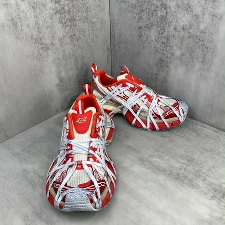 Baskets Sneakers Sport 3XL – Rouge et Blanc