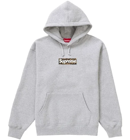 Supreme Shanghai Store Opening Box Logo Hoodie (Heather Grey)