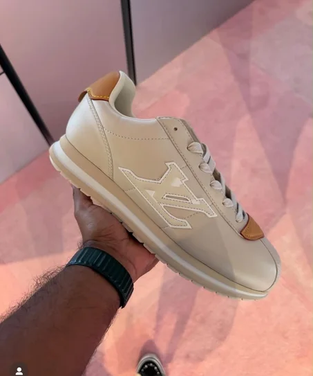 Sneakers Run 55 de Luxe – Collection Running Beige & Marron