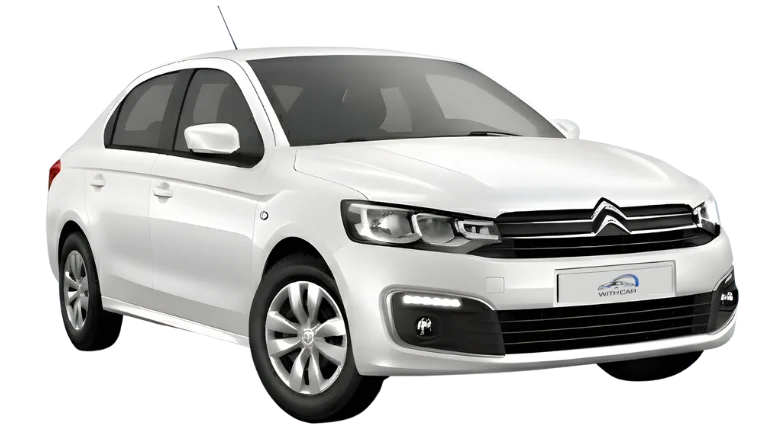 Location de voiture Agadir - Citroën C-Elysée Blanc modèle 2025