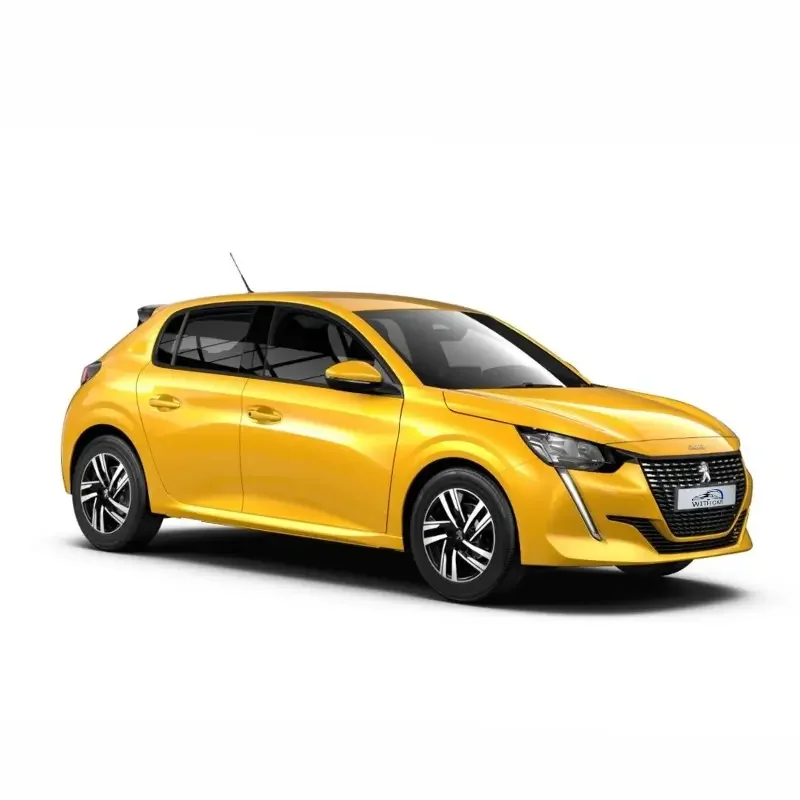 Location Peugeot 208 2023 Jaune Agadir