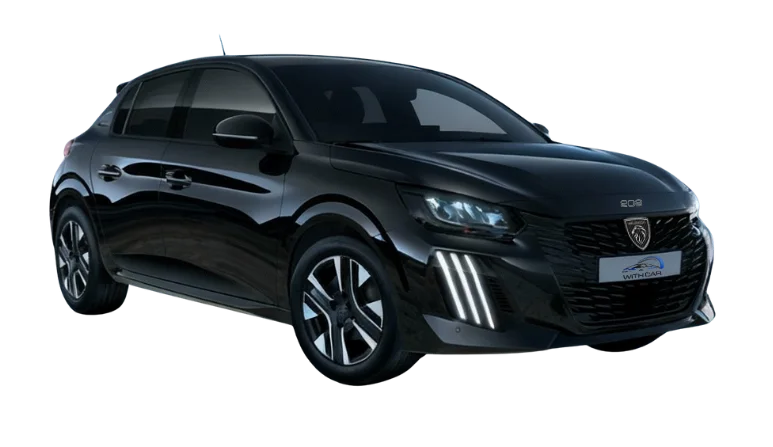 Location de vioture Agadir - Peugeot 208 Noir Perla Nera modèle 2025