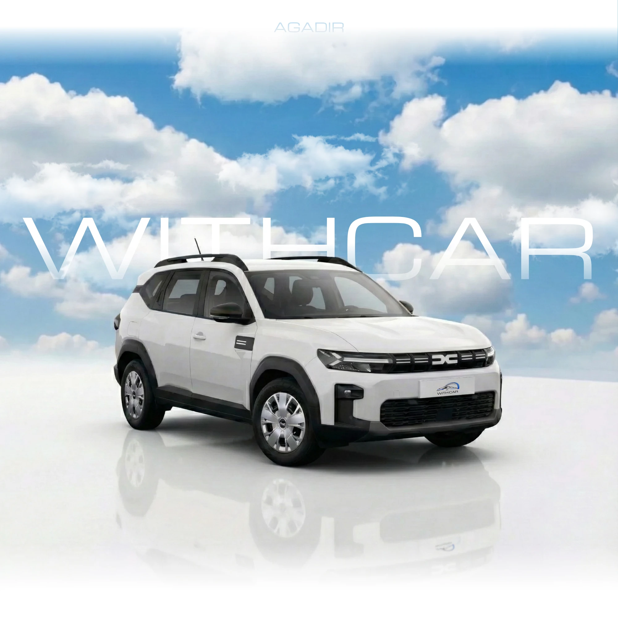 location voiture agadir - location peugeot 208 jaune Agadir - WithCar 