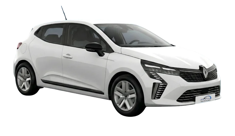 Location de voiture Agadir - Renault Clio 5 Blanc Glacier modèle 2025