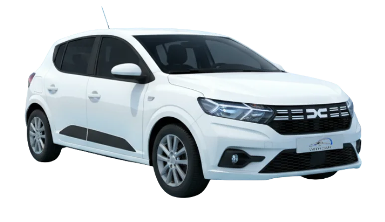 Location de voiture Agadir - Dacia Sandero Blanche modèle 2025