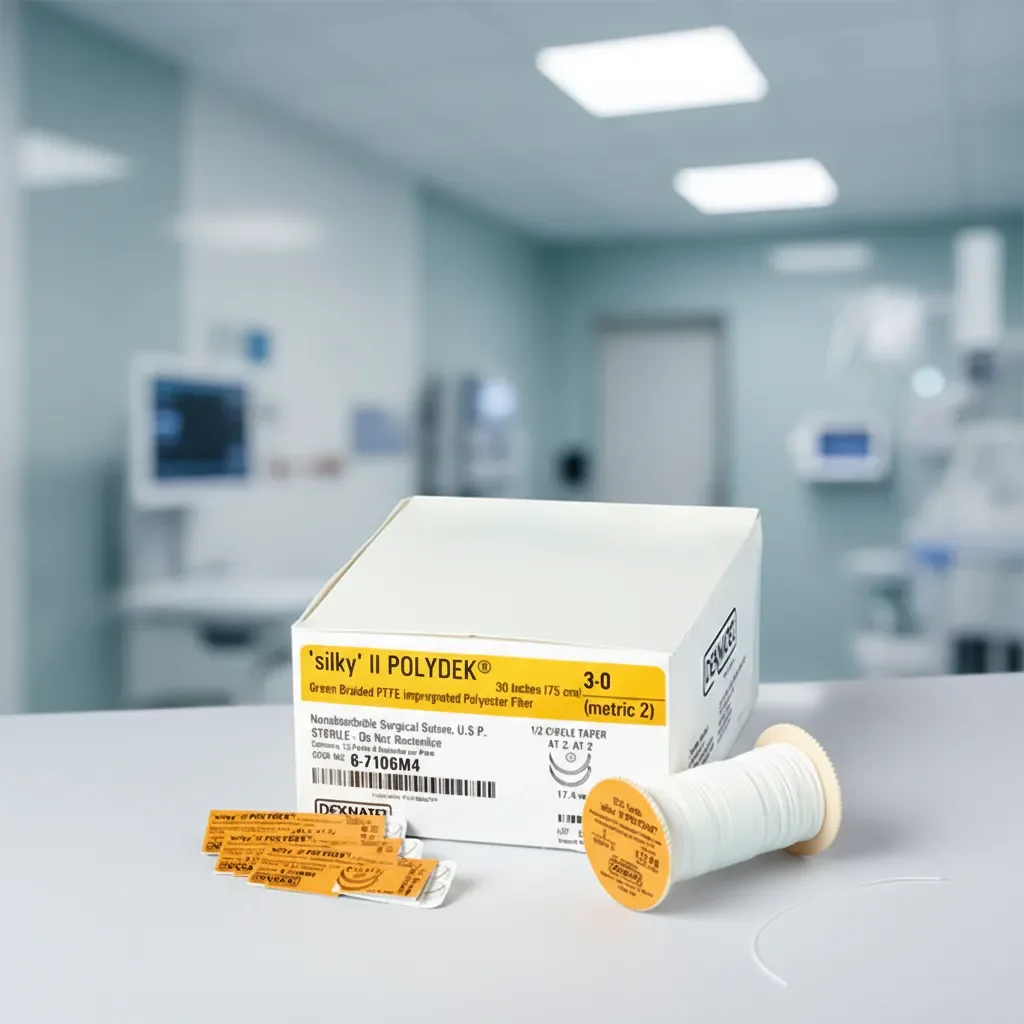 PASILK sutures en soie noir tressée USP 4/0,75cm, 1/2CR, 18mm B12