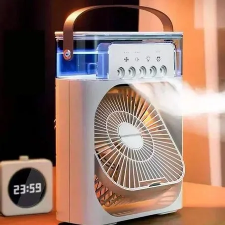 مكيف هواء محمول مع مرطب ومروحة تبريد USB