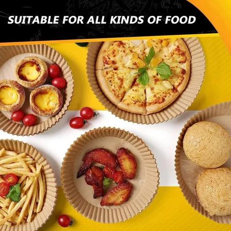 Papier Cuisson pour Friteuse, Oven, Microwave.. Sans Huile (100 Pièces) ✨LIVRAISON GRATUITE ✨