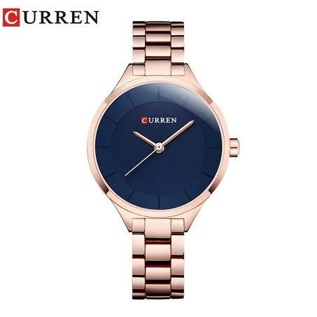 CURREN   rose Gold blue