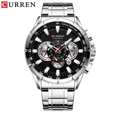 CURREN silver black