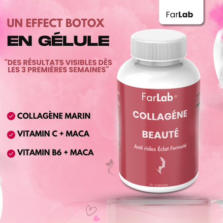 Collagène beauté, une composition concentrée pour une peau plus lisse, plus ferme et plus éclatante