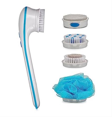 فرشاة حمام كهربائية دوارة 5 في 1 Spinning Spa Brush