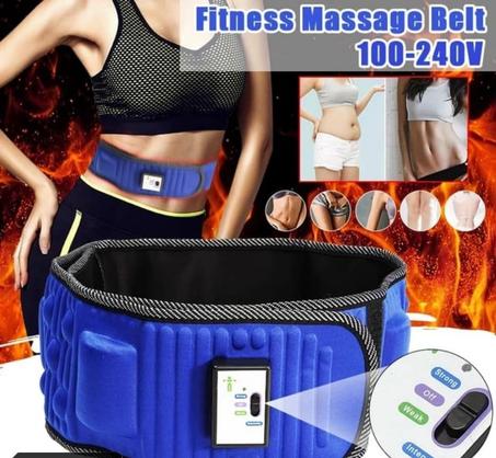 حزام تخسيس بالإهتزاز 5 محركات Fitness Massage Belt 100-240V