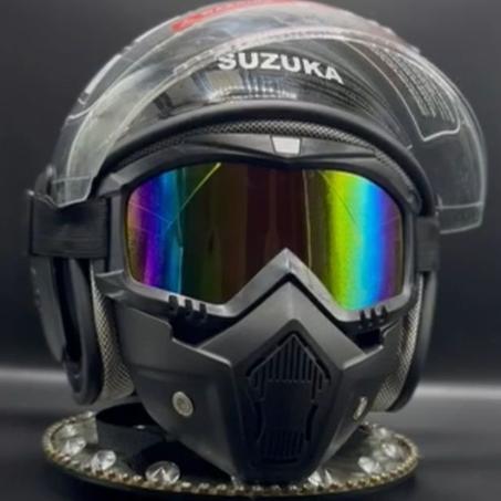 kit complet motard 🏍 (casques, lunettes et gants)