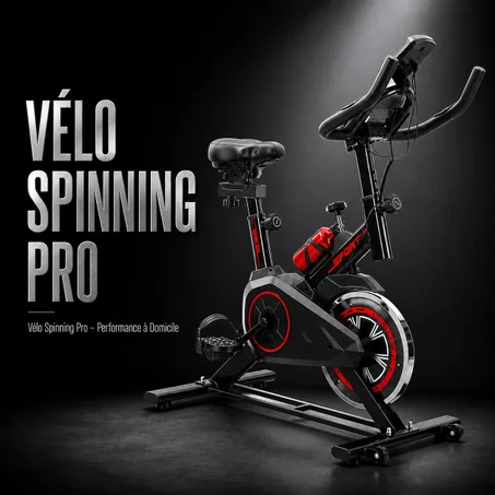 Vélo Spinning Pro – Performance à Domicil