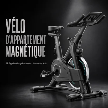 Vélo d'appartement magnétique premium - Performance et confort