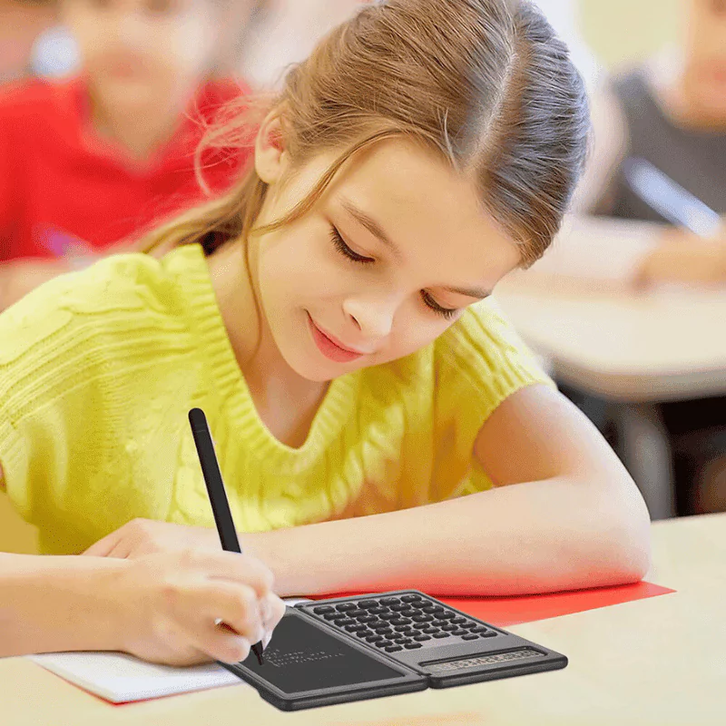 حاسبة شمسية مع لوحة كتابة رقمية – 2 في 1