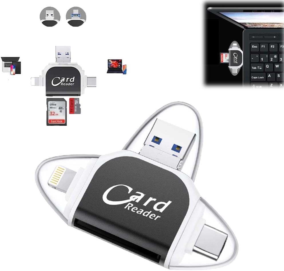 قارئ بطاقات الذاكرة 4 في 1