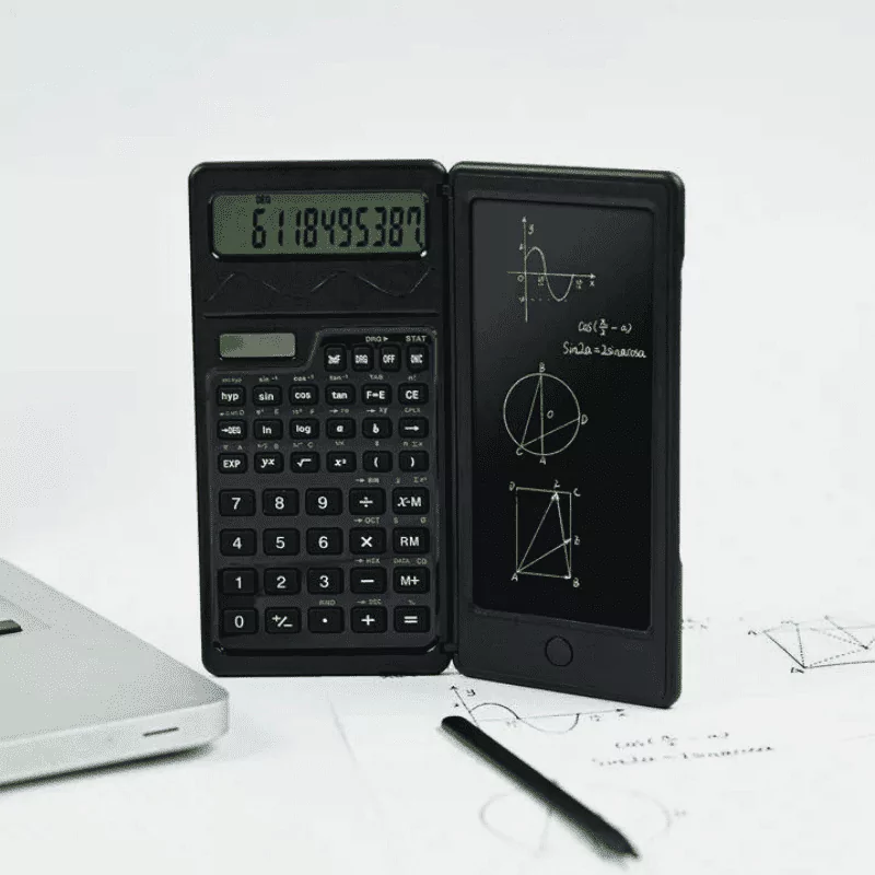 حاسبة شمسية مع لوحة كتابة رقمية – 2 في 1