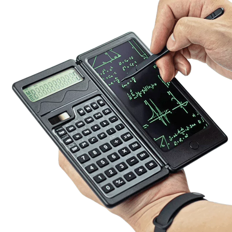 حاسبة شمسية مع لوحة كتابة رقمية – 2 في 1