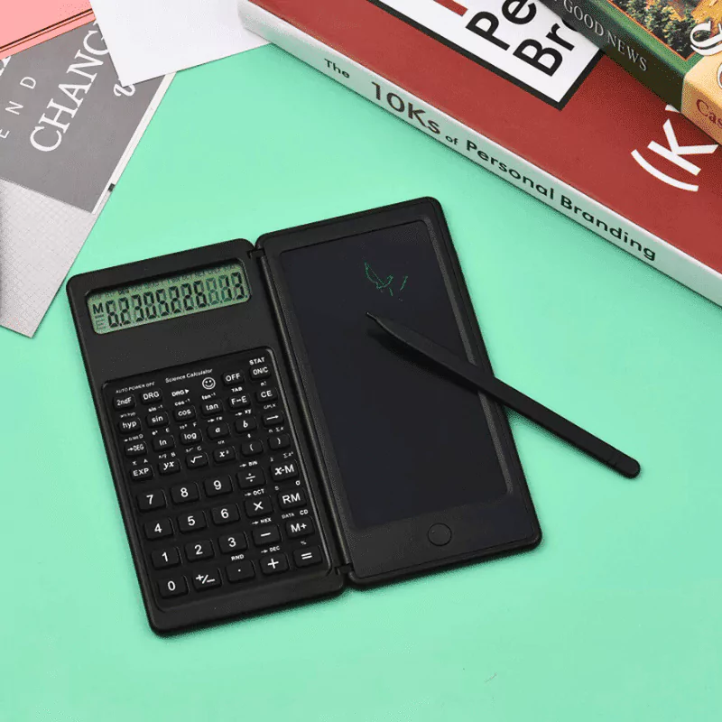 حاسبة شمسية مع لوحة كتابة رقمية – 2 في 1