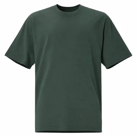 T-shirt simple Dark Green 320g
