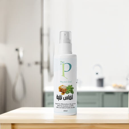 رشاش لعلاج اللثة ورائحة الفم بنكهة النعناع