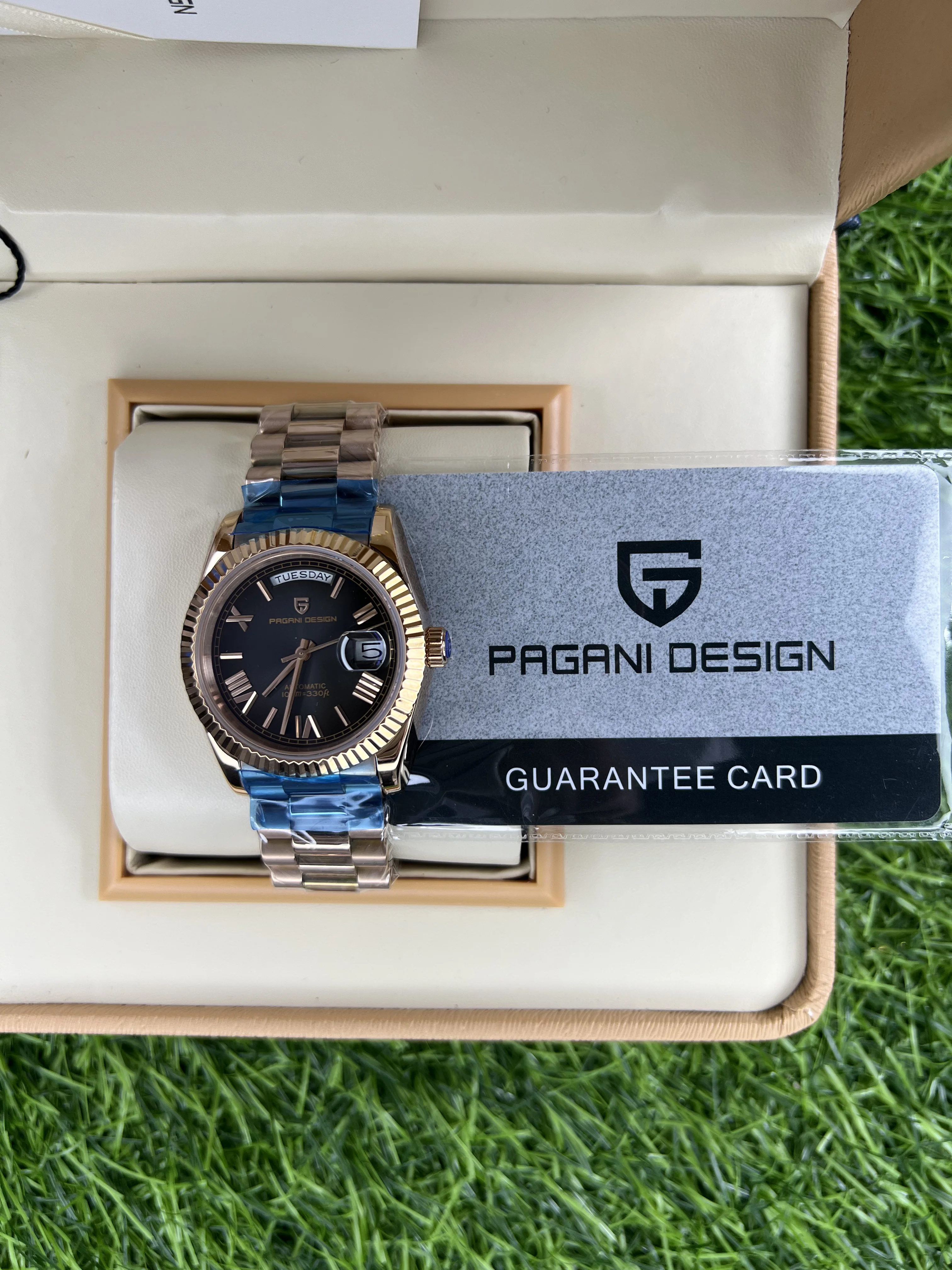 Pagani Design DD40 PD1783 Montre Automatique de Luxe pour Homme AR Verre Saphir Montre mécanique pour Homme