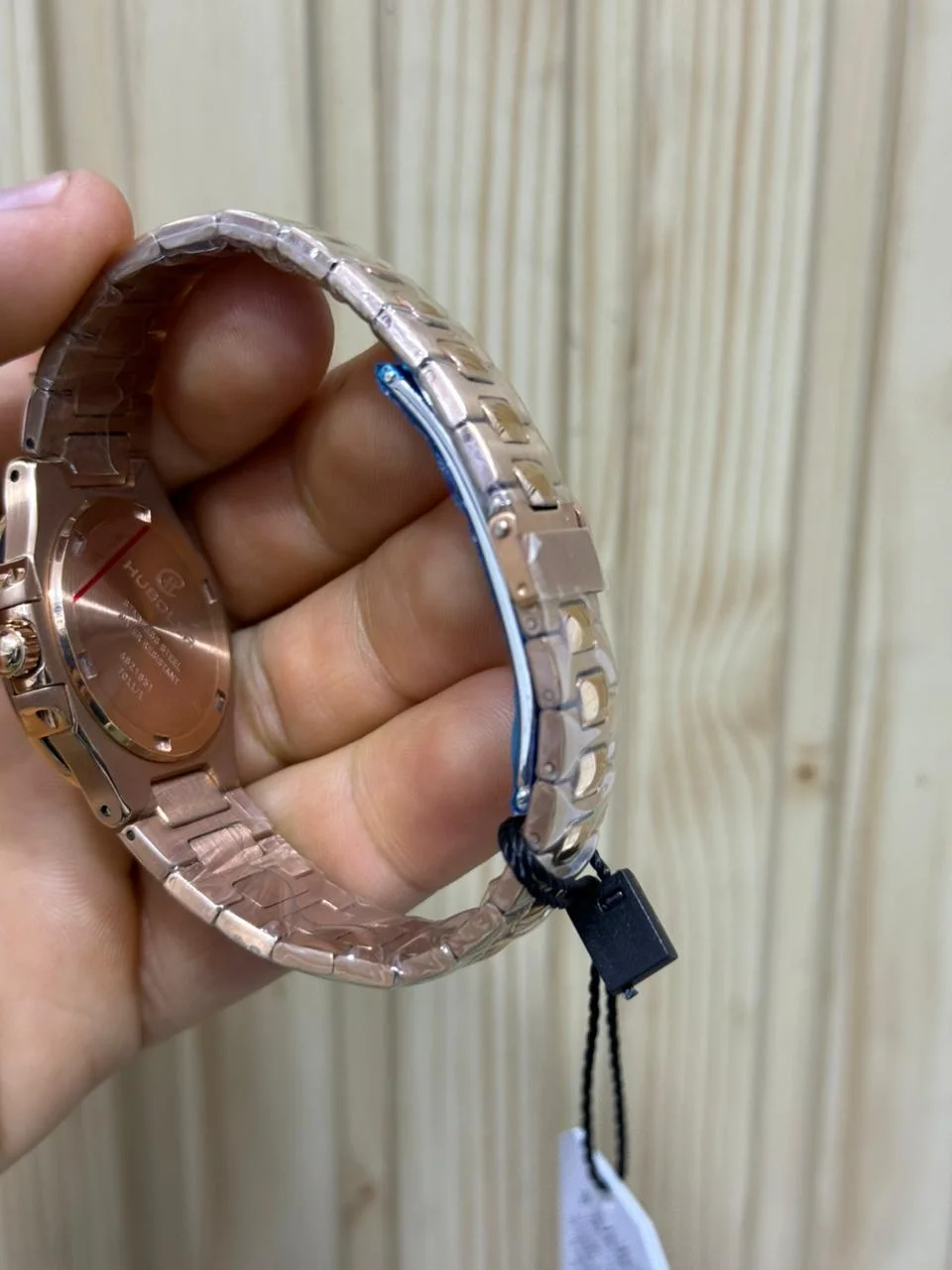 Montre Automatique Hanboro Femme – Élégance Rose Gold & Cadran Bleu Royal