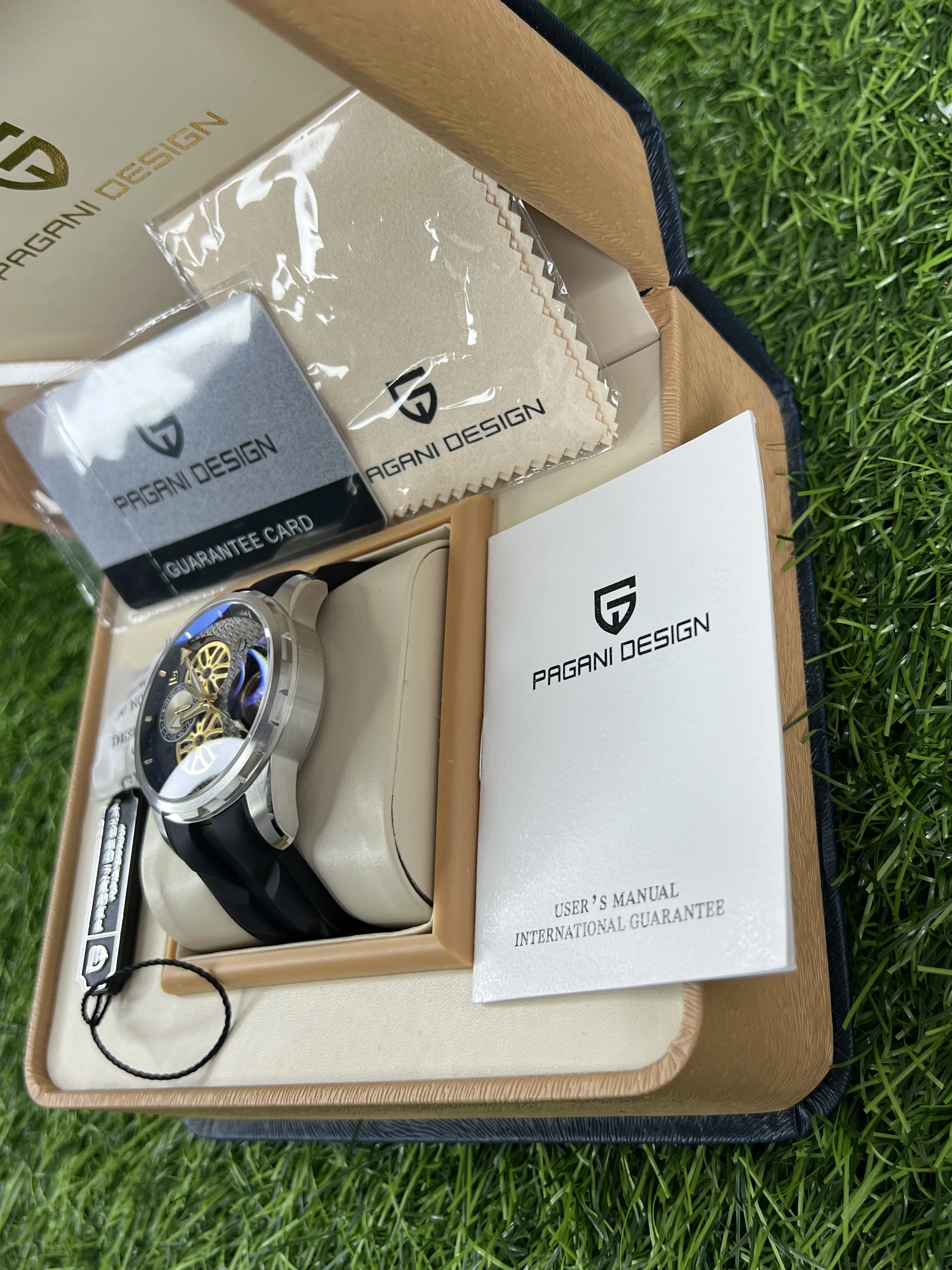 Montre automatique homme Pagani Design PD-YS022 style tourbillon, verre saphir synthétique, lumineuse, élégante casual & business