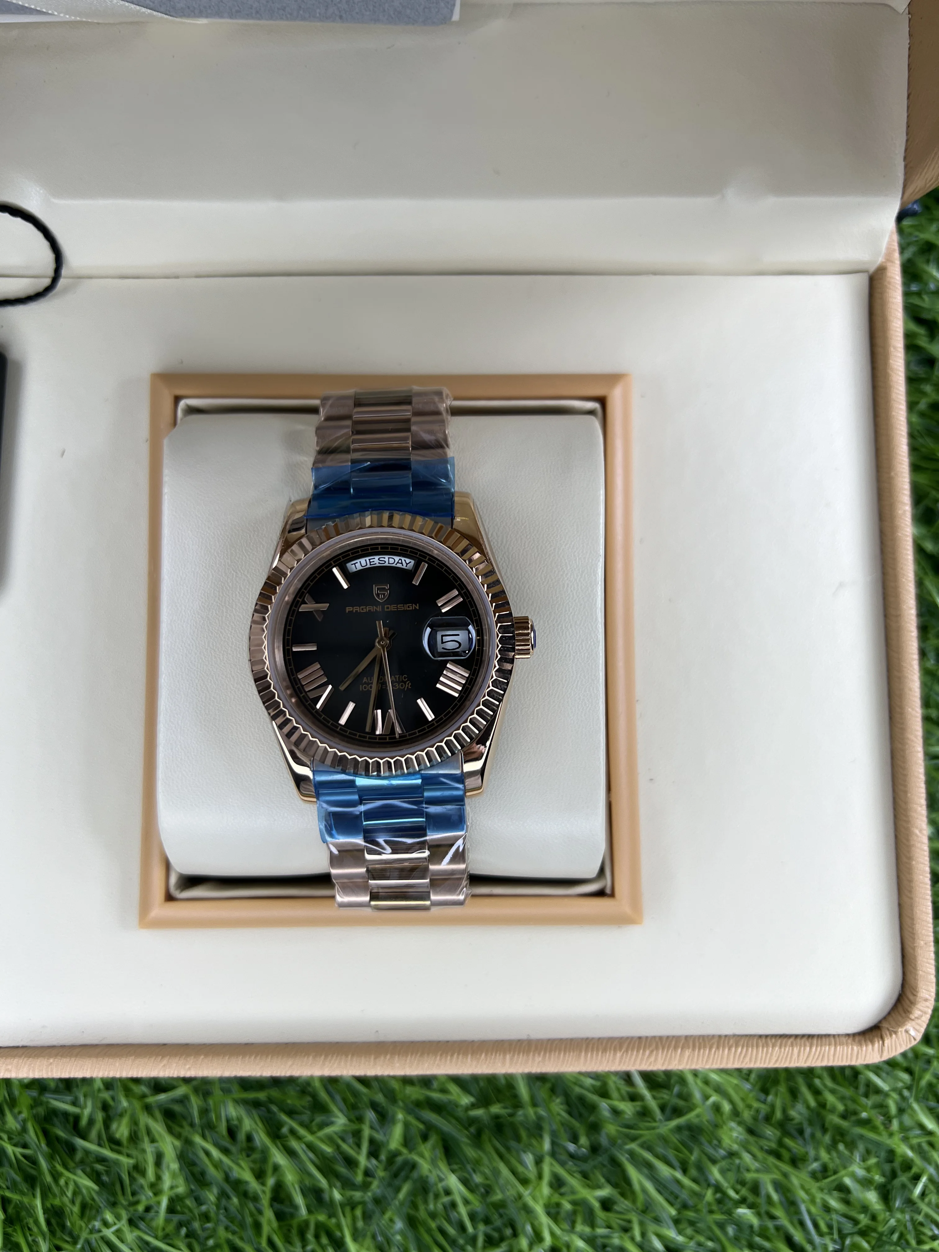 Pagani Design DD40 PD1783 Montre Automatique de Luxe pour Homme AR Verre Saphir Montre mécanique pour Homme