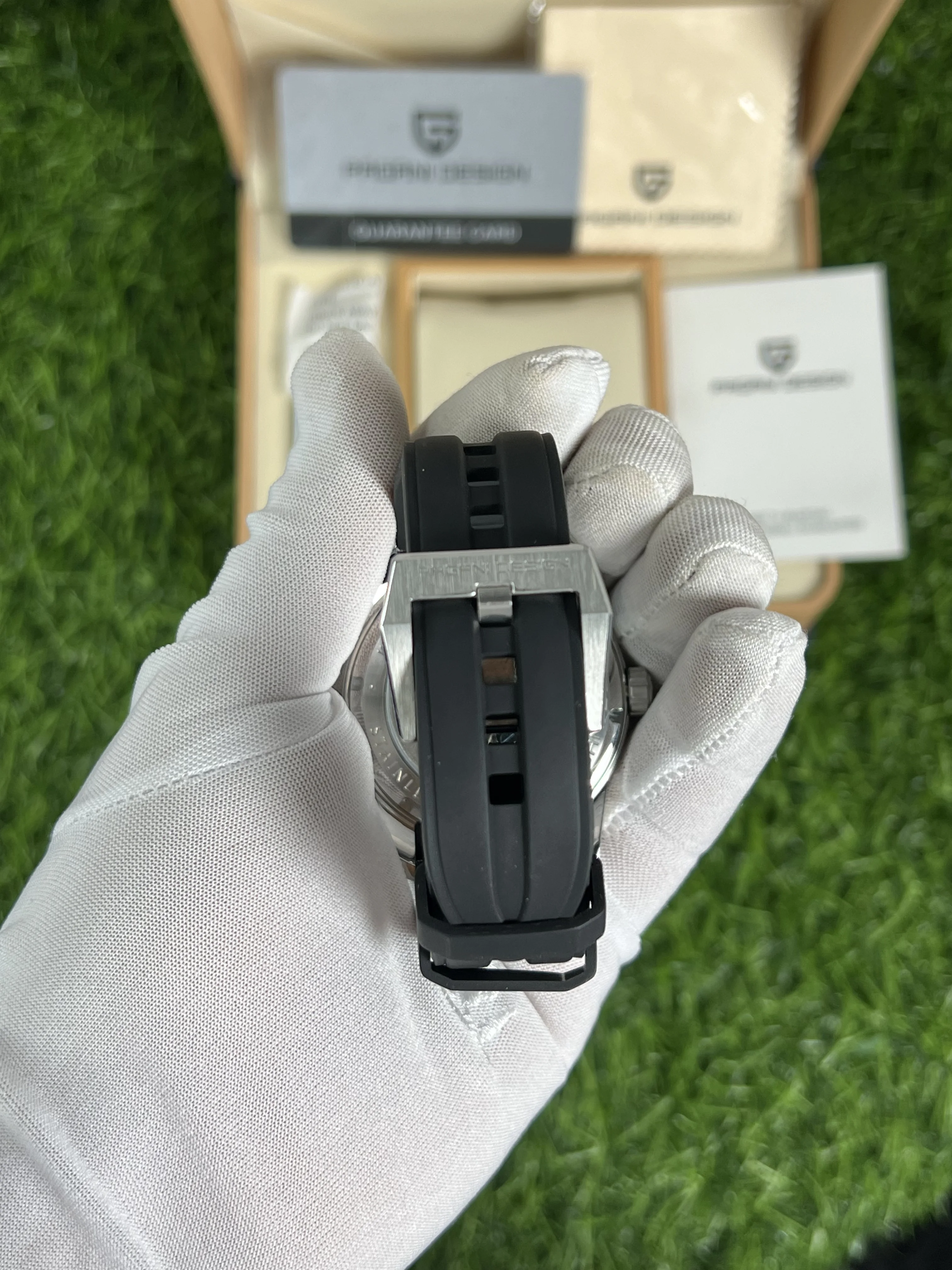 Montre automatique homme Pagani Design PD-YS022 style tourbillon, verre saphir synthétique, lumineuse, élégante casual & business