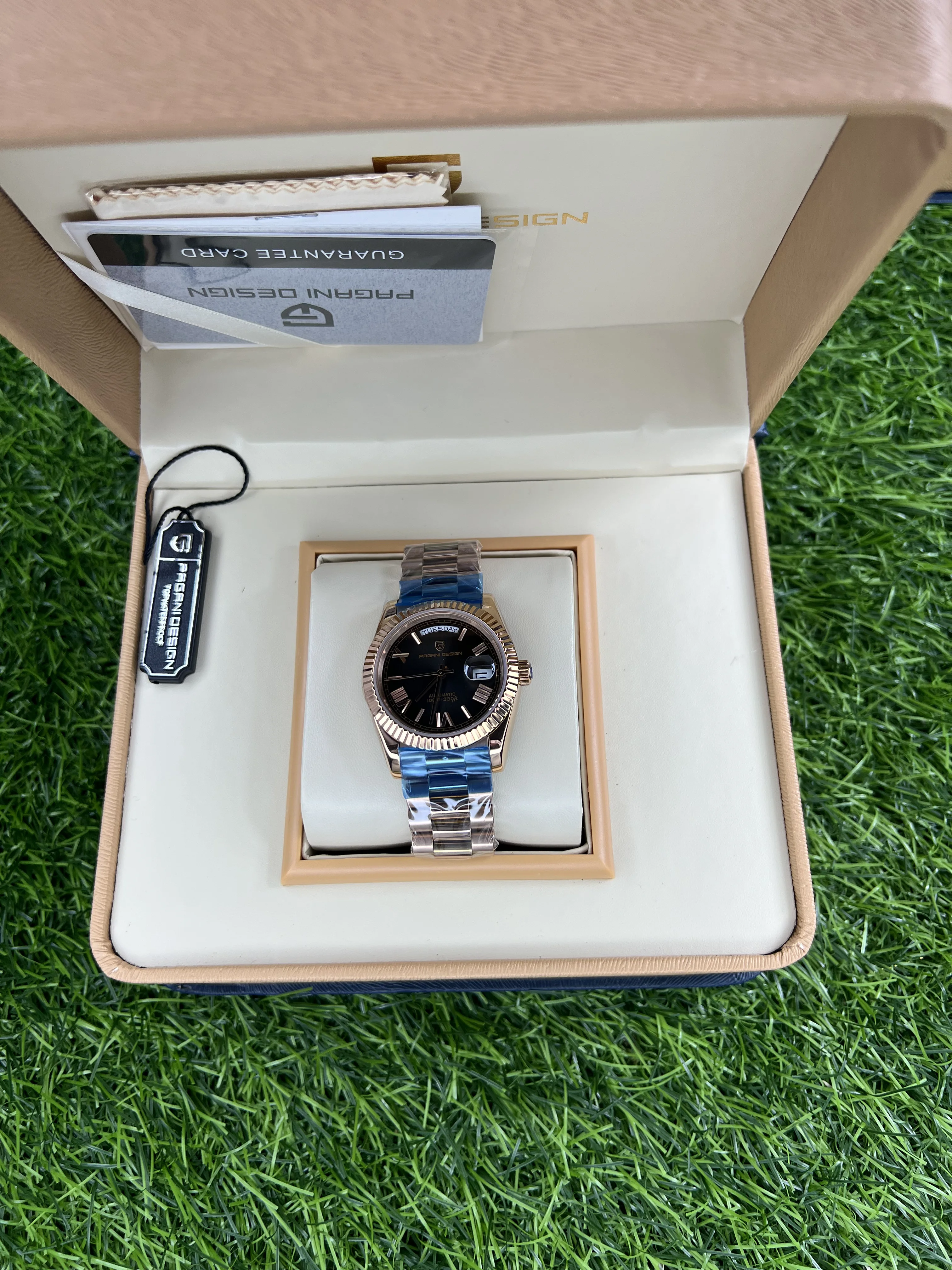 Pagani Design DD40 PD1783 Montre Automatique de Luxe pour Homme AR Verre Saphir Montre mécanique pour Homme