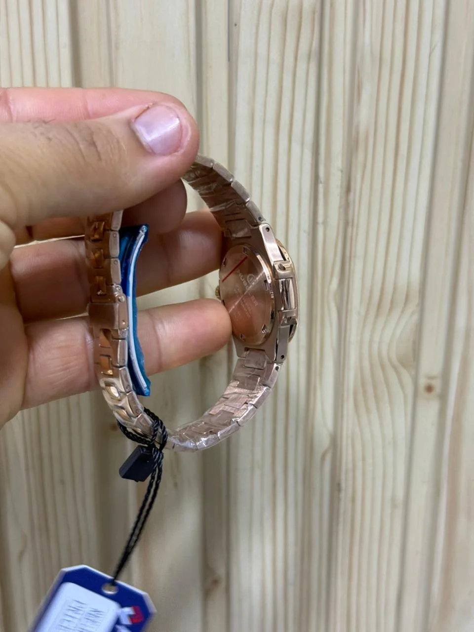 Montre Automatique Hanboro Femme – Élégance Rose Gold & Cadran Bleu Royal