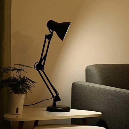 Lampe de Bureau Professionnel Vintage E27 -Noir- Flexible