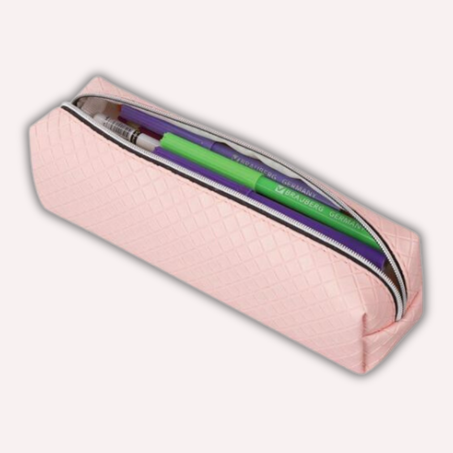 Trousse à crayons de couleur unie, sac à crayons, Trousse scolaire pour filles