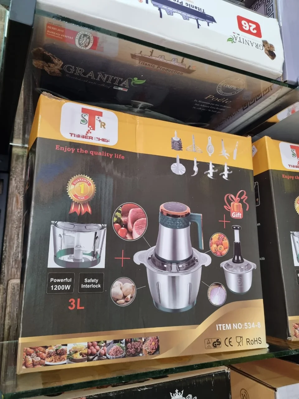 Hachoir Multifonction 1200W